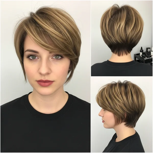 Pixie Bob Haircut Short Undercut