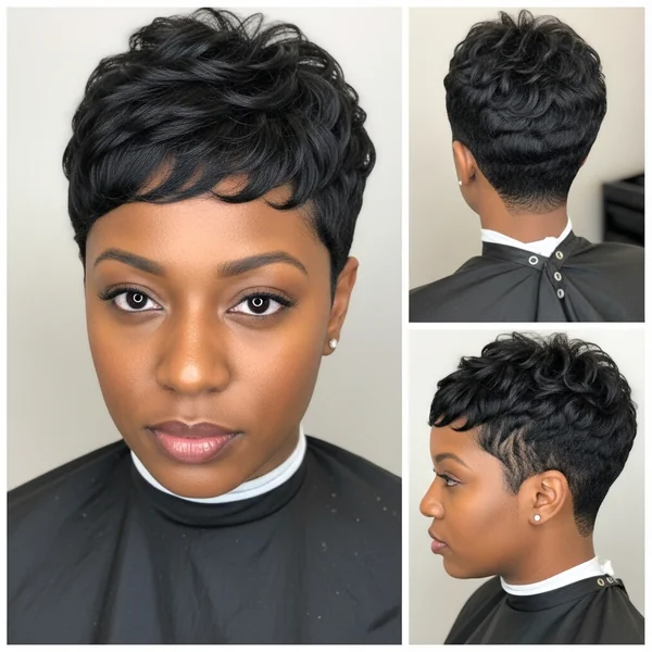 Pixie Haircut for Black Women