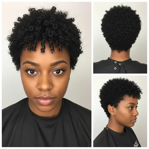 Pixie Haircut For Black Women Curly