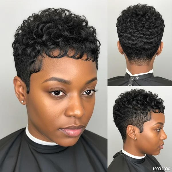Pixie Haircut for Black Women With Weave