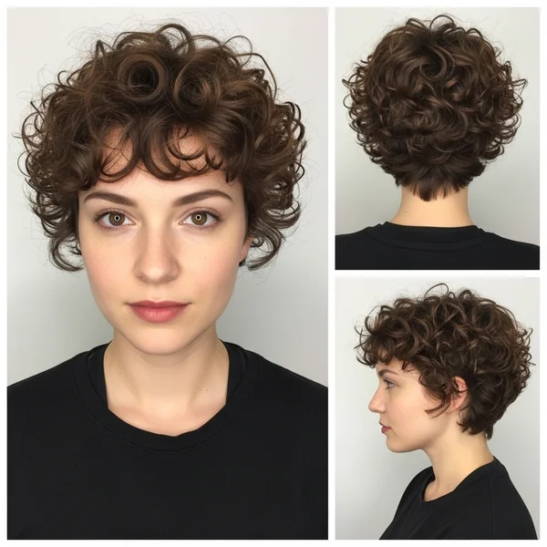 Pixie Haircut For Curly Hair