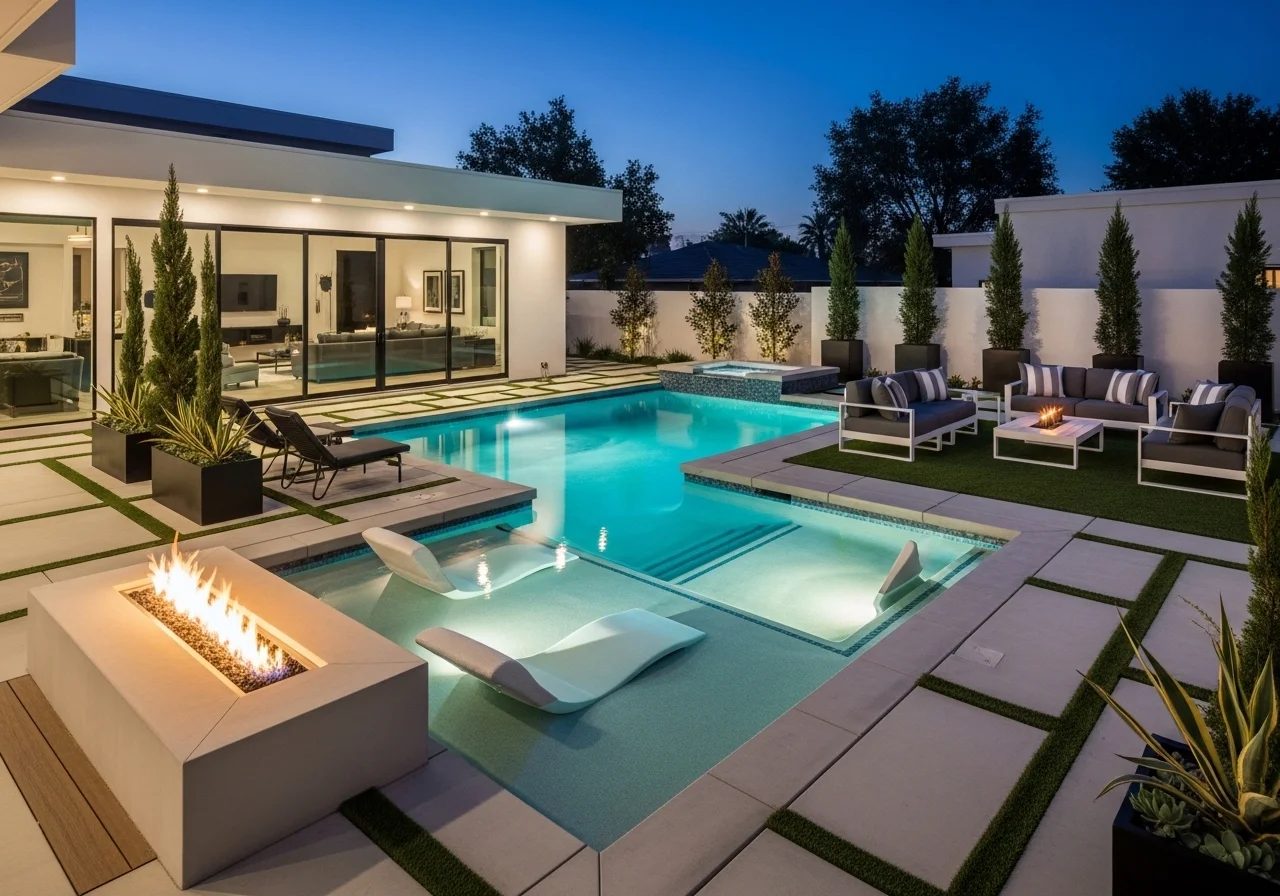 Explore backyard pool design ideas to create a stylish and relaxing outdoor space with modern layouts, luxury features, and cozy seating.