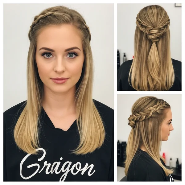 Prom Hairstyles Braid Half Up