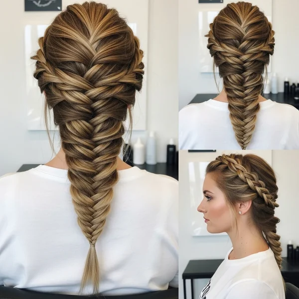 Prom Hairstyles Fishtail Braid