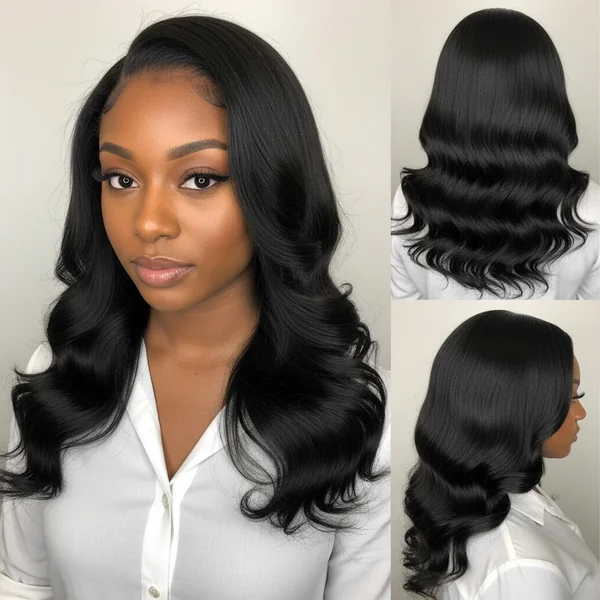 Prom Hairstyles for Black Women Deep Wave