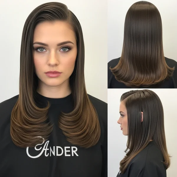 Prom Hairstyles for Long Hair Slick Back