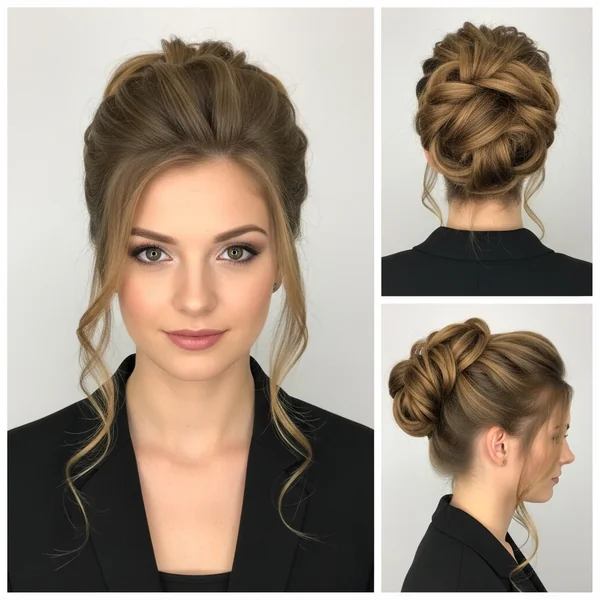 Prom Hairstyles for Long Hair Updo Fancy Buns