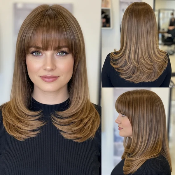 Prom Hairstyles for Long Hair With Bangs
