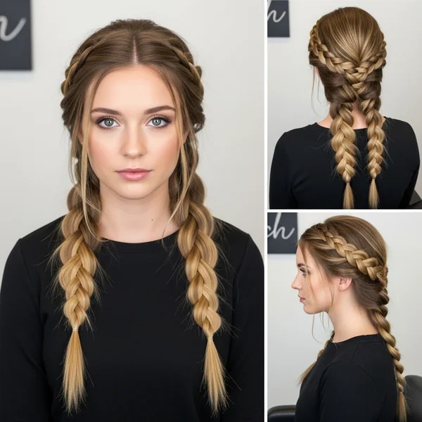 Prom Hairstyles for Long Hair with Braid