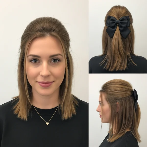 Prom Hairstyles For Medium Length Hair Bow