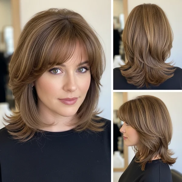 Prom Hairstyles For Medium Length Hair With Bangs
