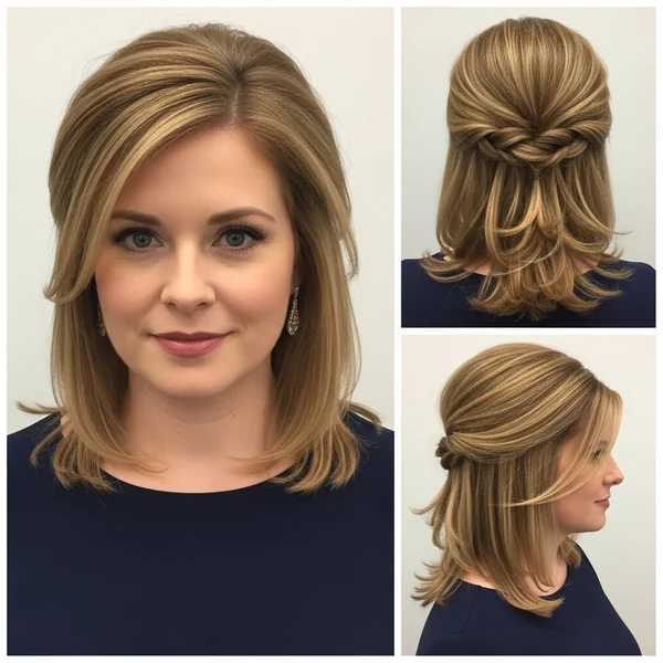 Prom Hairstyles For Thinner Medium Length Hair