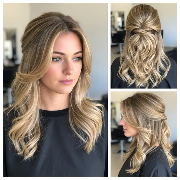 Prom Hairstyles Half Up Half Down