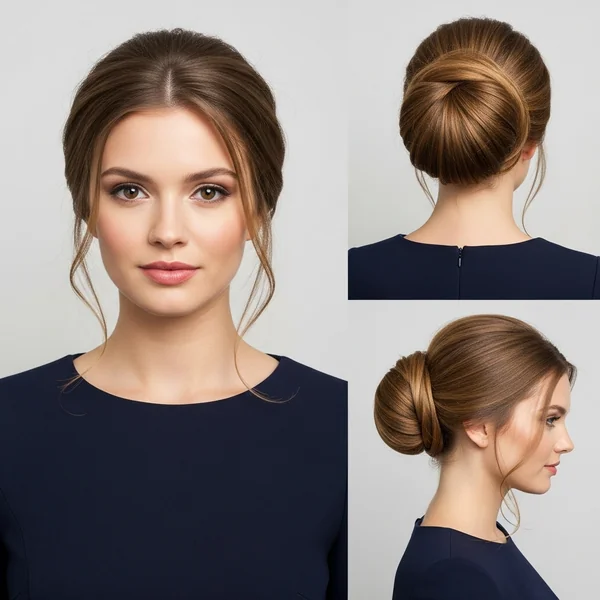 Prom Hairstyles Half Up Half Down Bun