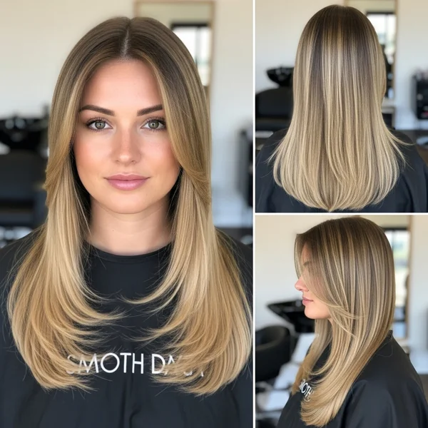 Prom Hairstyles Half Up Half Down Straight Hair
