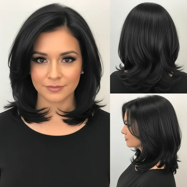 Prom Hairstyles Medium Length Black Hair