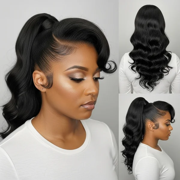 Prom Ponytail Hairstyles Black Women