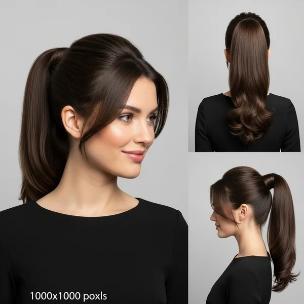Prom Ponytail Hairstyles Brunette