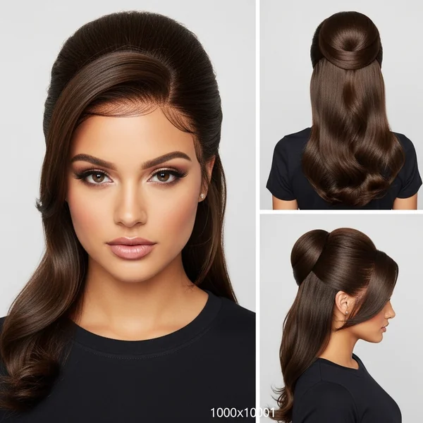 Prom Wig Hairstyles Half Up Half Down