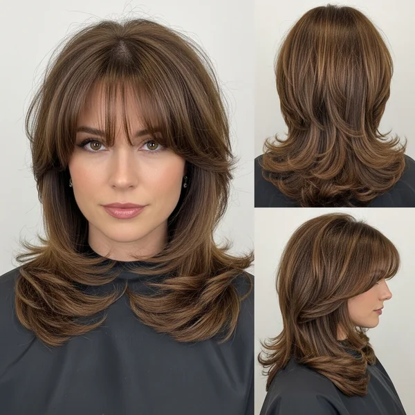 Prom Hairstyles with Curtain Bangs