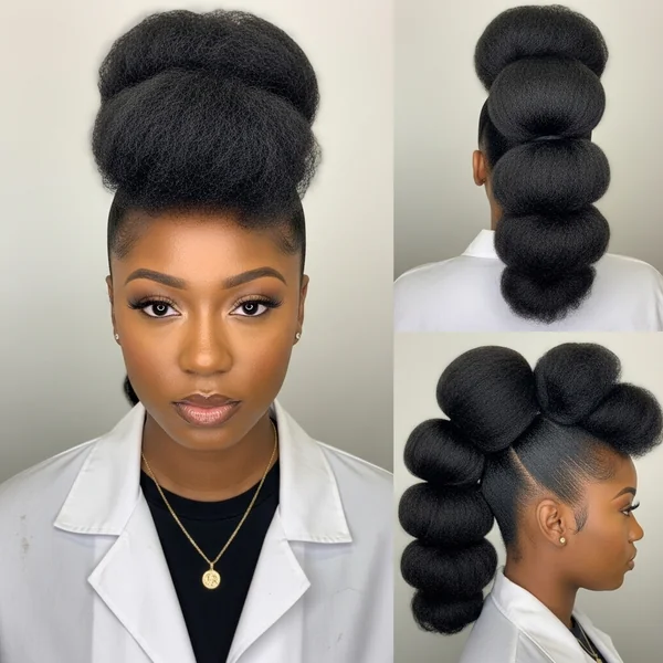 Puffy Ponytail Hairstyles Black Women
