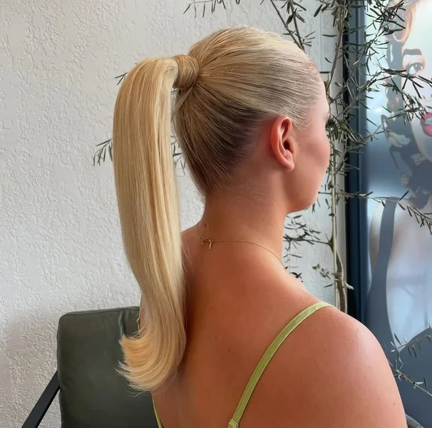 Quick Slick Back Style for Layered Dark Hair