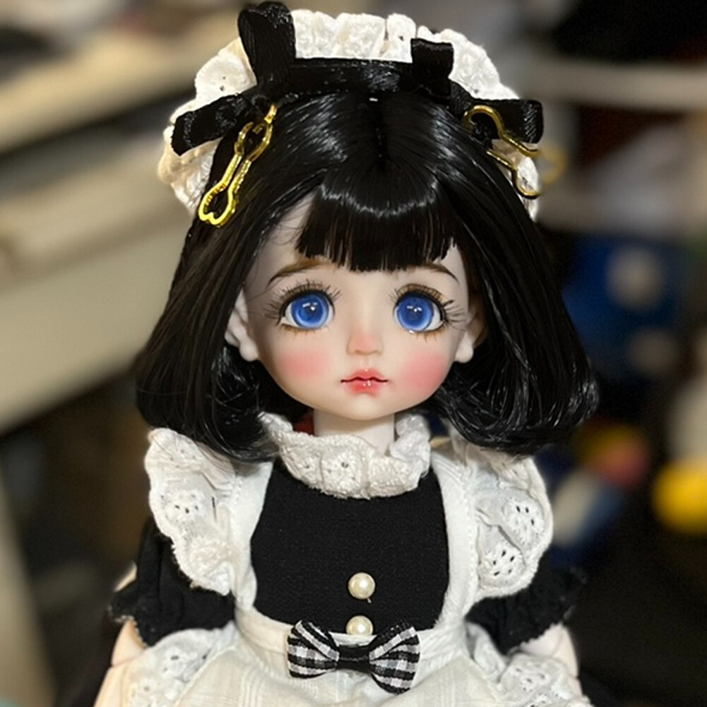 1/6 BJD Doll 12 inch Height Girl Doll with Removable Outfits Cute ...
