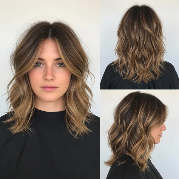 Shag Hairstyles Medium Wavy
