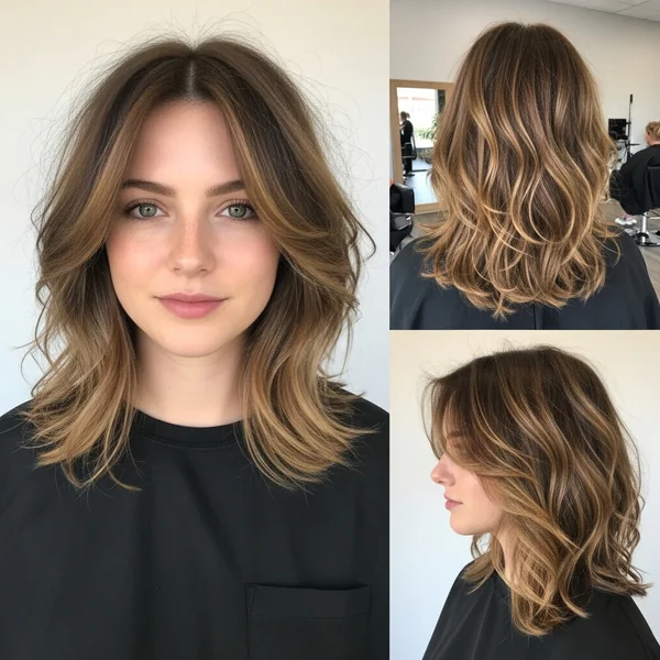 Shag Hairstyles Medium Wavy