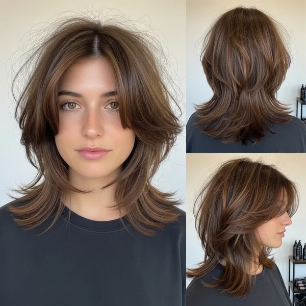 Shag Layered Hairstyles Medium