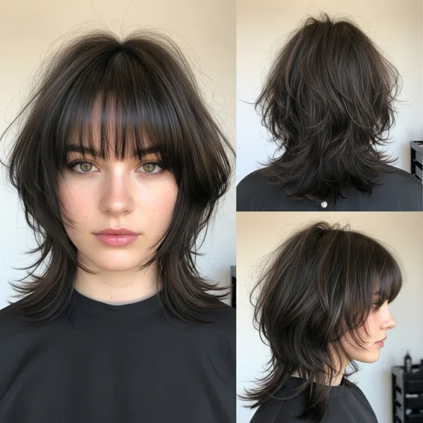 Shaggy Bob Hairstyles With Bangs