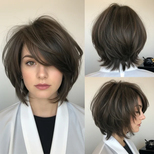 Shaggy Inverted Bob Hairstyles