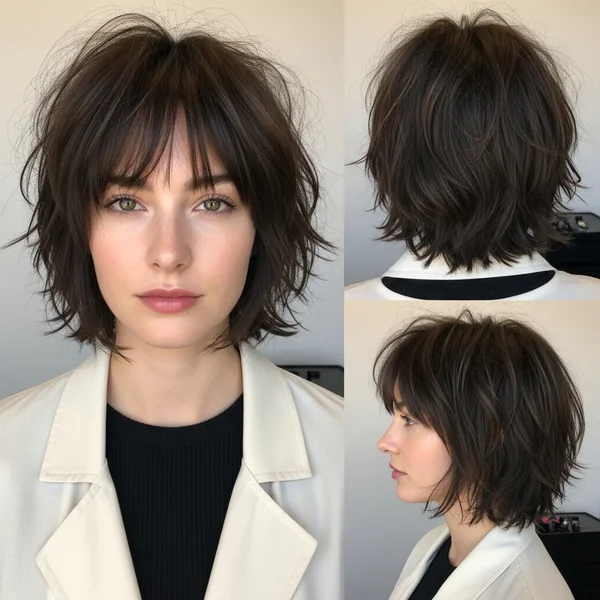 Shaggy Layered Haircuts Short