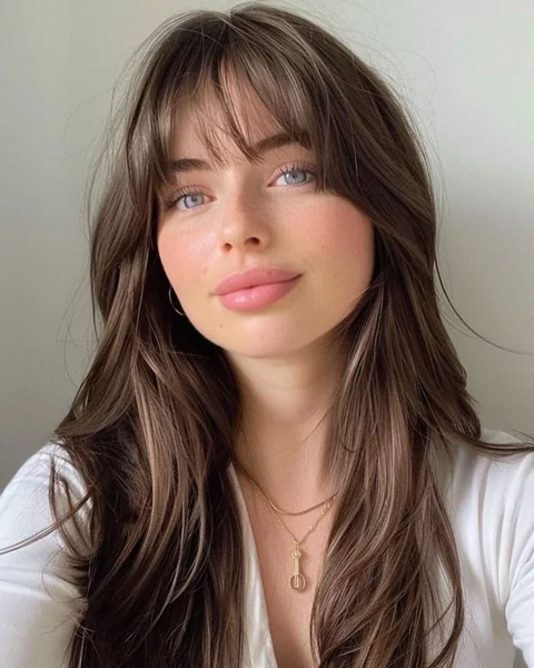 Shimmering Espresso Layers with Golden Ribbed Highlights