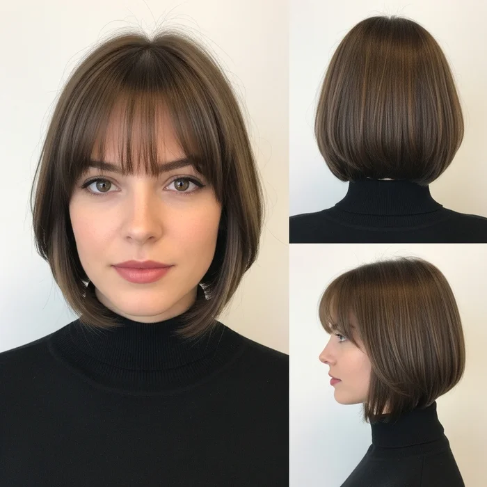 short bob hairstyles straight fine hair