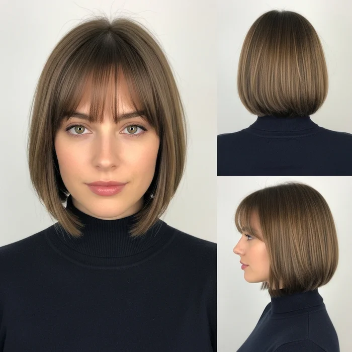 short bob hairstyles straight