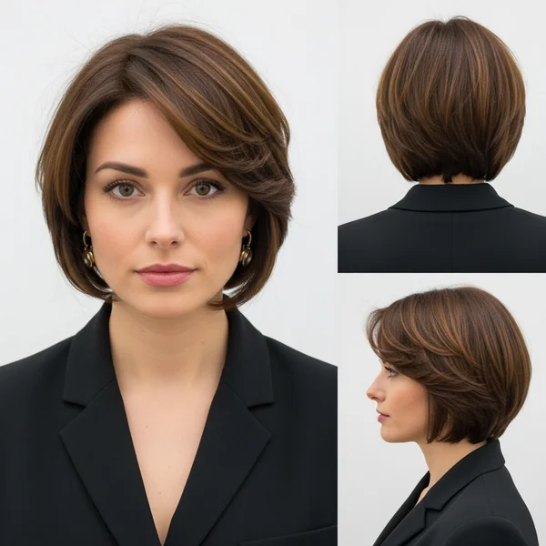 Short Medium Butterfly Haircut