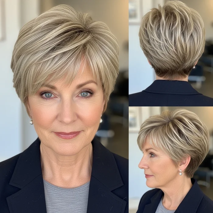 short pixie bob hairstyles over 50