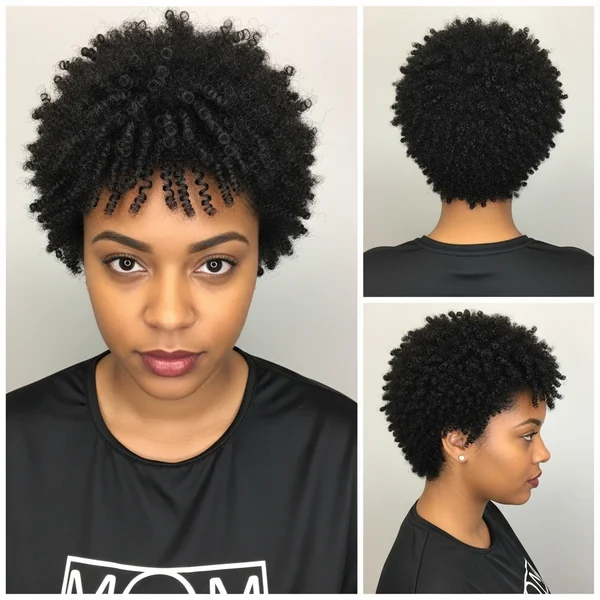 Short Afro Hairstyles Prom