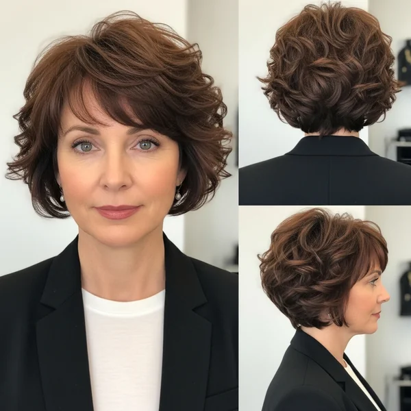 Short Bob Hairstyles Curly Hair