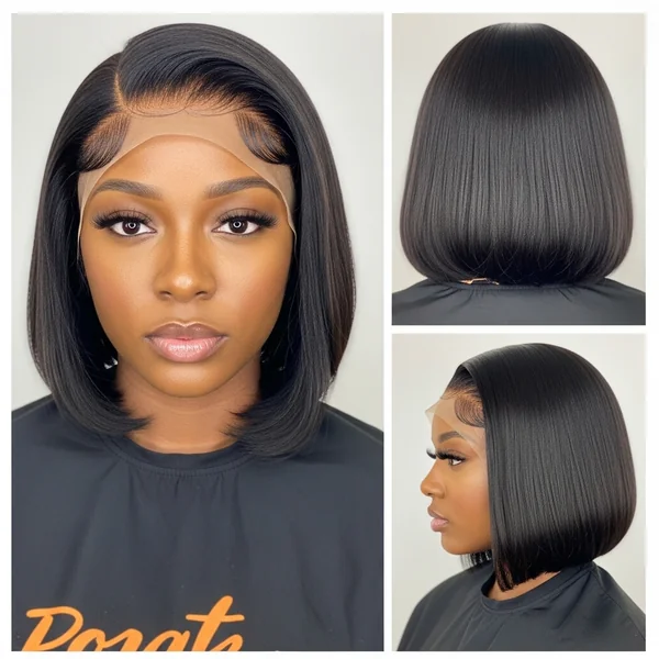 short bob hairstyles for black women wig