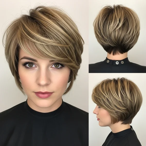 Short Bob Hairstyles Stacked Long Pixie Layered Haircuts
