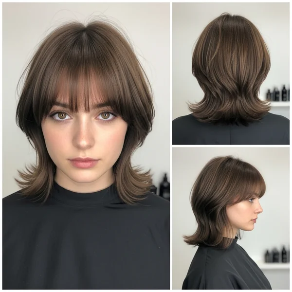 Short Bob Hairstyles with Bangs Layered
