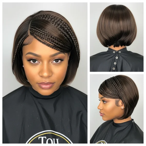 short braided bob hairstyles
