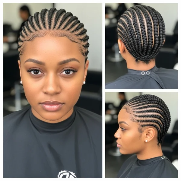 short braided hairstyles