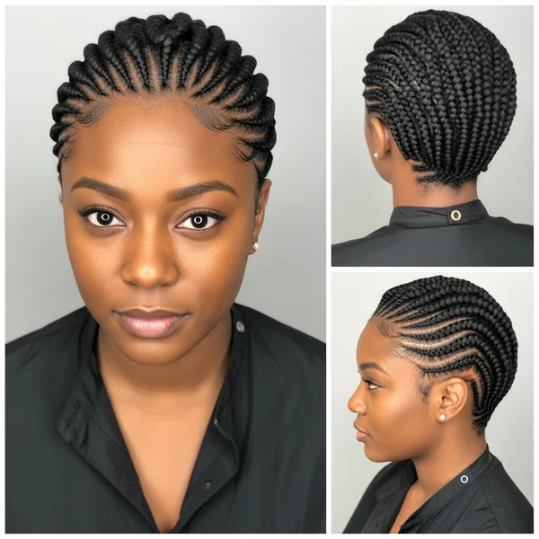 short braided hairstyles for black women