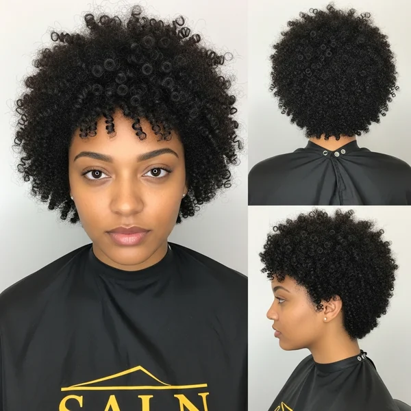 Short Curly Afro Hairstyles