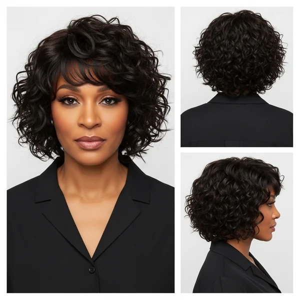 Short Curly Bob Wig Hairstyles