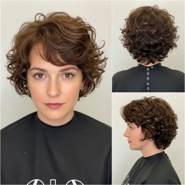 short curly hairstyles for wedding