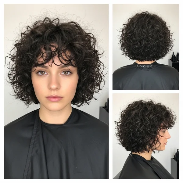 Short Layered Curly Hair Natural Curls Bob Hairstyles